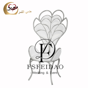 Modern Stainless Steel Luxury High-quality Wedding Bride Groom Couple <b>Chairs</b> for Hotel Home Office Living Room Apartment Events - Product Image 5