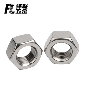 Tuercas Hexagonales de Acero Inoxidable 304 Fenglian DIN934 M8 M10 M12 M14 M16 Grado A A2-70, Fijaciones para Construcción - Product Image 3