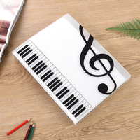 Carpeta de música A4, soporte de almacenamiento de documentos de papel, archivos de hojas en blanco, almacenamiento coral de música de bolsillo 40 80 de plástico