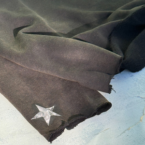 <span class=keywords><strong>Felpe</strong></span> Unisex Oversize Vintage <span class=keywords><strong>con</strong></span> Stampa Personalizzata, Design <span class=keywords><strong>con</strong></span> Occhielli, Lavaggio Acido, in Cotone Pesante Effetto Vissuto - Product Image 3