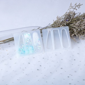 Vente en gros DIY pince à cheveux époxy moule en silicone épingle à cheveux pendentif boucles d'oreilles moules - Product Image 5