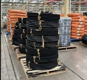 1-1/4&quot; Factory Cheap High Pressure <strong>Oil</strong> and <strong>Wear</strong>-<strong>Resistant</strong> <strong>Rubber</strong> Fiber Braided <strong>Hose</strong> - Product Image 5