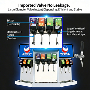 Máquina Dispensadora de Bebidas Profesional de Acero Inoxidable de 48 kg, Dispensador Automático de Bebidas para Restaurantes de Comida Rápida y Cafeterías - Product Image 4