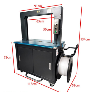 Máquina Semiautomática para Sellar y Atar Cajas, Máquina para Atar Cajas de Cartón, Máquina de Empaquetado de Venta Directa del Fabricante - Product Image 4