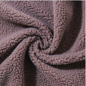 Vải Ngoài Trời Cho Áo Khoác Áo Mùa Đông Softshell Lông Cừu <span class=keywords><strong>100</strong></span> <span class=keywords><strong>Polyester</strong></span> Sherpa Da Cừu Dệt Kim Đồng Bằng Vải Sợi Ngang Dệt Kim Nhuộm - Product Image 2