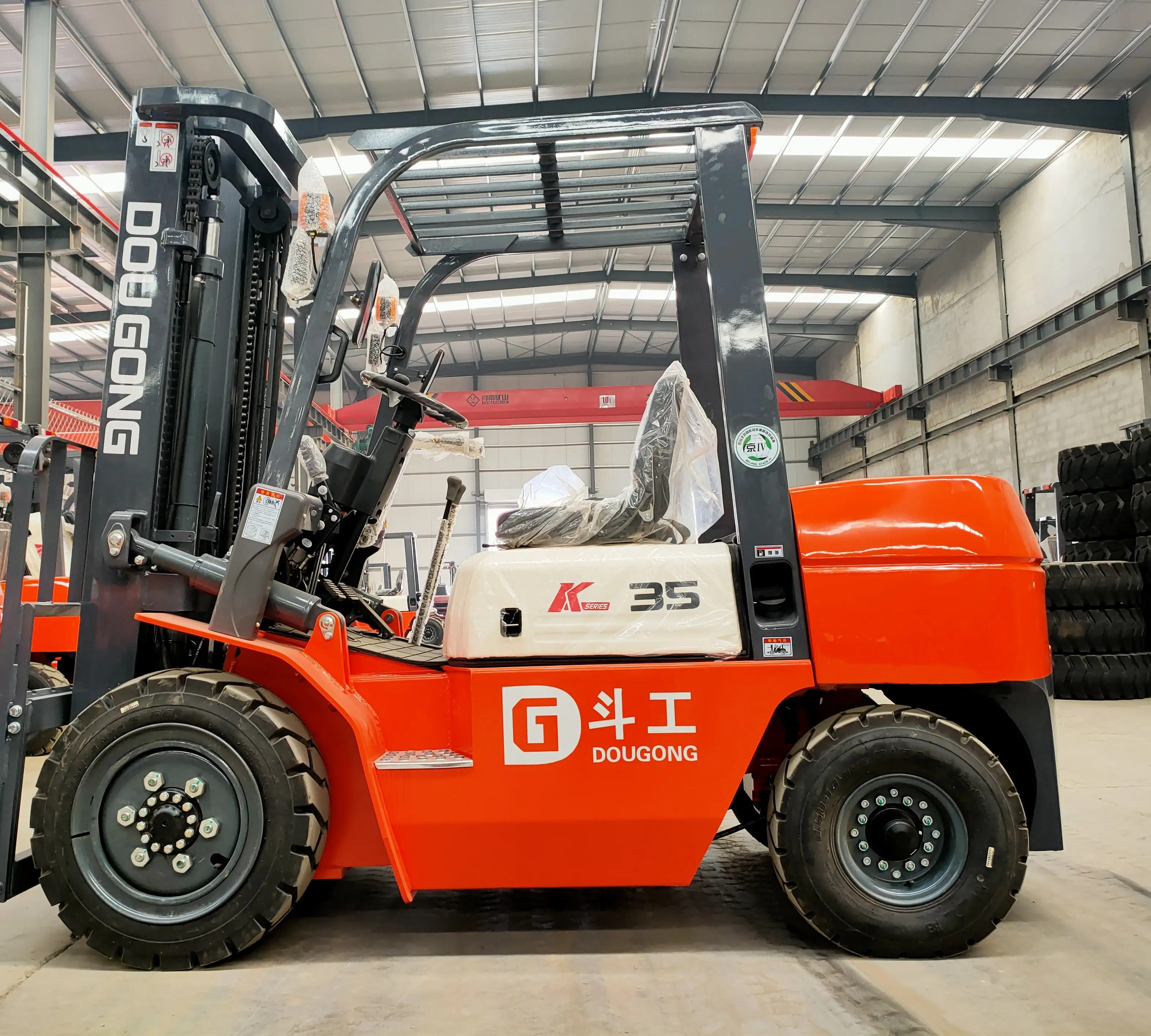 Chariots élévateurs diesel de 3.5 tonnes CE direct d'usine