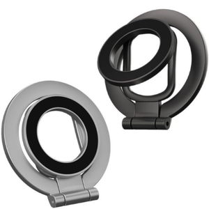 Manyetik Katlanabilir Metal Çinko Alaşımlı Telefon Askıları Tutucu Özel Masaüstü Montaj Parmak Çubuğu Manyetik Telefon Tutucu Telefon Kılıfı için - Product Image 2