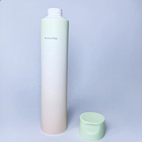 Tube d'emballage en plastique de 100 ml et 150 ml avec bouchon à clapet en forme d'arc, couleur dégradée personnalisée pour conteneur de crème