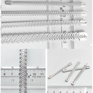 Fabricant de baleines en acier spirales de qualité médicale, baleines métalliques flexibles pour soutien dorsal, <span class=keywords><strong>corset</strong></span> en vrac, longueur personnalisée, baleine en écaille de poisson - Product Image 5
