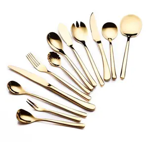 Royal Stainless Steel 304 rose gold cutlery silverware set flatware Pocket Christmas Gift