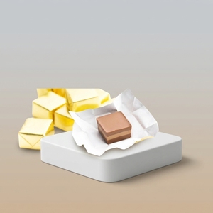 Lot en vrac de feuilles d'aluminium doré gaufré de qualité alimentaire, 100 feuilles par paquet, MOQ 60 000 feuilles pour la confiserie - Product Image 6
