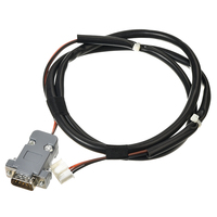 كابل مقاوم للماء IP67 DB232 بـ 9 دبابيس و8 أسلاك مع موصل نحاسي وعزل PBT/نايلون/PVC للمعدات الصناعية