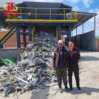 Déchiqueteuse professionnelle en aluminium pour la recyclage des résidus, déchiqueteuse de fûts en acier, déchiqueteuse de tuyaux en cuivre pour le recyclage des métaux ferreux