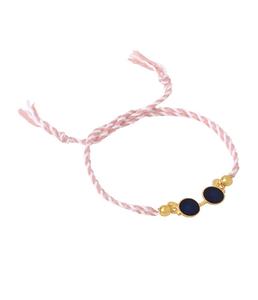 Rakhi de Diseño Azul y Rosa para Niños, con Temática de Dibujos Animados, Brazalete de Hilo para el Festival Raksha Bandhan, Regalo Colorido para Niños - Product Image 1