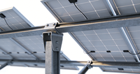 Système de montage solaire au sol facile à installer, rail photovoltaïque, structure solaire photovoltaïque en alliage d'aluminium pour montage au sol