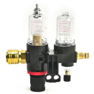 Filtre régulateur de pression AFC2000 avec manomètre, connecteur de style allemand, capacité d'air 0-10 kg, purge manuelle, pièces pneumatiques - Product Image 3