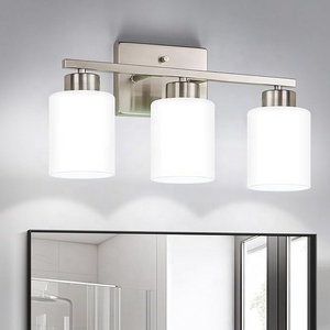 Lámpara de Pie Moderna Minimalista de Fábrica con Pantalla de <span class=keywords><strong>Vidrio</strong></span> Esmerilado Blanco <span class=keywords><strong>para</strong></span> Dormitorio, Hogar y Exteriores - Product Image 4