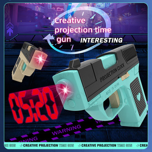 Orologio Digitale a Forma di Pistola <span class=keywords><strong>per</strong></span> <span class=keywords><strong>Bambini</strong></span> con Proiezione Oraria, Giocattolo Creativo in Plastica - Product Image 4