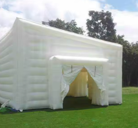 Château Gonflable Commercial Populaire pour Restaurants Extérieurs, Bars Gonflables Créatifs, Scènes de Fête, Matériau Oxford, Capacité 6 Personnes, DORÉ