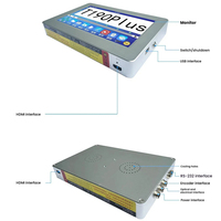 Yaomatec 10 pulgadas 6 cabezales 75mm Fecha Logo Número de lote Máquina de codificación digital Impresora de inyección de tinta industrial en línea automática continua