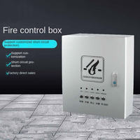 Boîtier de commande de liaison incendie moderne en acier inoxydable pour système de contrôle de fenêtre avec installation à vis HENGDI HD-XFKZ Garantie de 2 ans