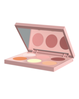 Palette de fards à paupières vide en ABS de 15g, étui compact en plastique avec miroir, emballage cosmétique OEM, vente en gros d'usine