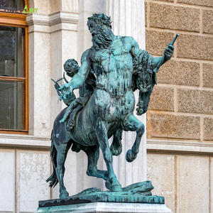 Statua di centaur greco nudo con statua di angelo alato per hotel e decorazioni d'arte - Product Image 1