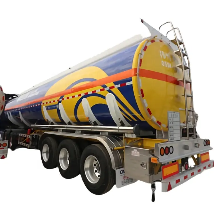 Dongfeng FAW 1ve-ca karbon çelik/paslanmaz çelik/alüminyum tankeri kamyon 45m3 yakıt sıvı taşıma arabası ucuz fiyat stok