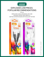 JOKADE grosir kabel Data Tipe C USB-C 1m dengan pengisi daya cepat pengisian daya