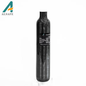 Alcsafe 300bar 0.5L cilindro in fibra di carbonio ad alta pressione 500cc Pcp serbatoio aria - Product Image 1