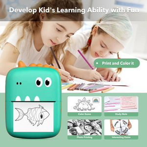 Free Cut Small <b>Pocket</b> Portable Plastic Inkless Sticker Maker for Thermal <b>Printer</b> Notes Children DIY Stock - Product Image 2