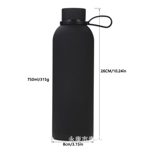 Bouteille d'eau isotherme en acier inoxydable 500 ml, thermos portable sous vide pour les sports de plein air - Product Image 3