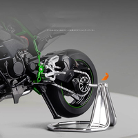 Modelo de Motocicleta H2R a Escala 1:9, de Aleación Fundida a Presión, Suministro al por Mayor, Colección Exquisita de Motocicletas Metálicas para Distribuidores