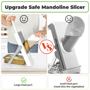 Safe Mandoline Slicer,5 in 1 <strong>Vegetable</strong> <strong>Cutter</strong> - Product Image 3