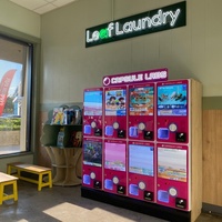 Distributeur de capsules de jouets électriques 75 mm homologué CE, avec paiement par pièces/billets/cartes, pour centres commerciaux