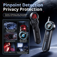 Détecteur de caméra portable T02, détecteur GPS, scanner de signal RF portable, détecteur infrarouge, alerte personnelle