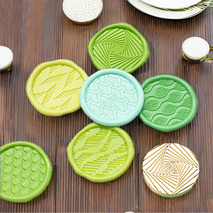 <span class=keywords><strong>Prix</strong></span> d'usine RP TT04 Série Lettres Fleurs Étoilées 26 Lettres Anglaises Tampons encreurs en plastique à cire personnalisables pour logo et décoration - Product Image 2