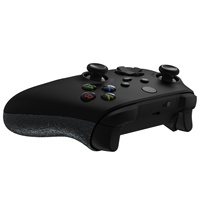 Poignées latérales de remplacement en caoutchouc noir pour manettes Xbox Series X S