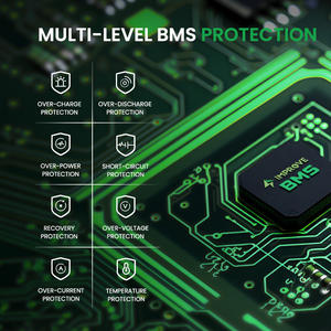 Batería de iones de litio 24V 25,6 V 200ah 100ah Lifepo4 Paquete de batería para barcos RVs Silla de ruedas eléctrica Coche de baja velocidad - Product Image 4