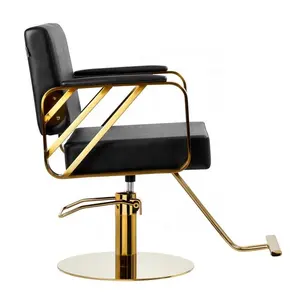 Cadeiras de barbeiro com novo design para salão de beleza de móveis baratos para atacado
