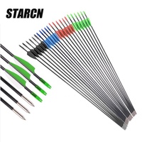 Prijzen Boogschieten Bulk Schieten 6Mm Glasvezel Pijl Recurve Bogen Praktijk Pijlen Boogschieten Jacht Pijl