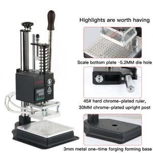 Wood Branding Iron With Heating Arbor Press, Wood Branding and Gold Foiling With 500w Digital Temperature Control Unit. - Product Image 6