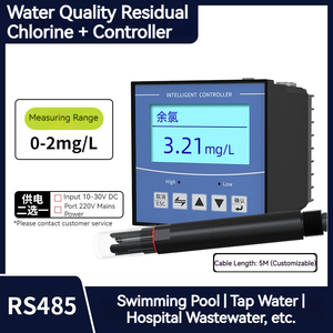 Capteur de chlore résiduel en ligne, mesureur de chlore libre avec contrôleur pour la surveillance de la désinfection de l'eau potable et des piscines - Product Image 5
