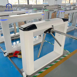 스테인레스 스틸 체육관 삼각대 개찰구 게이트 <span class=keywords><strong>RFID</strong></span> 보안 삼각대 개찰구 피트니스 센터 스윙 게이트 자동화 - Product Image 2
