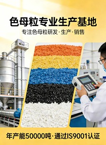 Masterbatch Warna Kandungan Tinggi Dispersi Baik Daya Tutup Kuat Bentuk Pelet Kuning Merah Abu-abu Partikel LLDPE HDPE PP Universal - Product Image 2