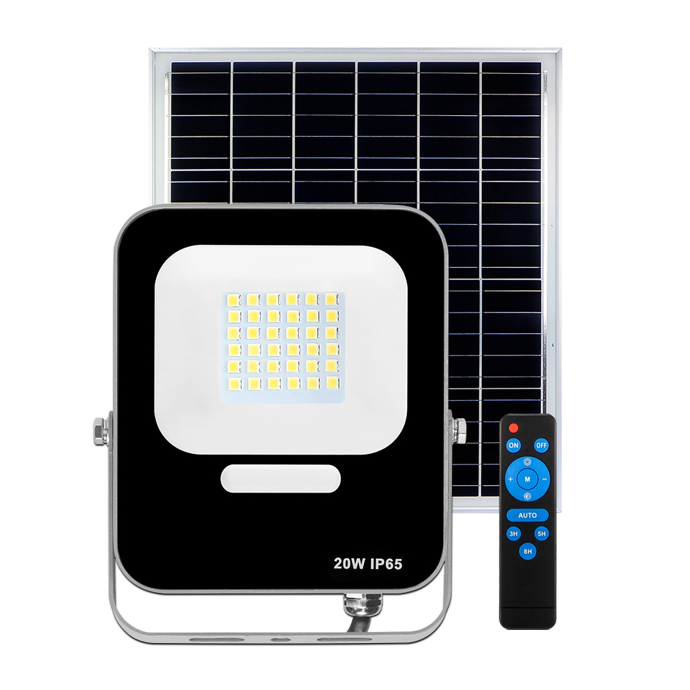 KCD Wholesale back yard square 20W 30W 50W 100W 150W 200W 300W advanced technology solar wall mounted small solar flood lights
