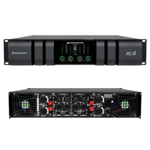 AC4 penguat daya Master panggung 4 saluran, Amplifier Audio 800W * 4 speaker profesional untuk panggung