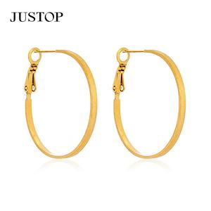 Boucles d'oreilles créoles tendance OEM/ODM en acier inoxydable étanche plaqué or, hypoallergéniques, fournisseur de <span class=keywords><strong>bijoux</strong></span> de mode, boucles d'oreilles <span class=keywords><strong>Guess</strong></span> - Product Image 3