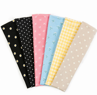Bandeau noué personnalisé en tissu imprimé, bandeau pour cheveux, usine OEM ODM, vente en gros, logo, accessoires de mode pour femmes, fabricant