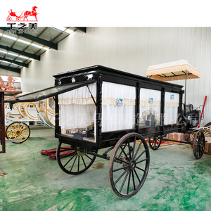 Chariot funéraire pour chevaux <span class=keywords><strong>Buggy</strong></span> pour chevaux à vendre Corbillard funéraire noir Fabricant de charrettes pour chevaux funéraires - Product Image 6